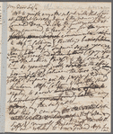Jane Porter to unidentified recipient, autograph letter (copy)