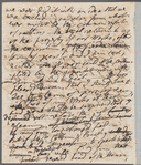 Jane Porter to unidentified recipient, autograph letter (copy)