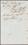 Georgiana Fitzroy to Jane Porter, autograph letter signed