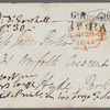 Josiah Forshall to Jane Porter, autograph letter signed