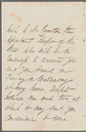 Josiah Forshall to Jane Porter, autograph letter signed