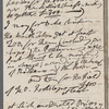 Jane Porter, autograph memo