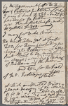 Jane Porter, autograph memo
