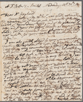 Jane Porter to John Shephard, autograph letter signed