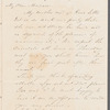 Arbuthnot Emerson to Jane Porter, autograph letter signed