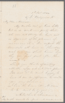 Arbuthnot Emerson to Jane Porter, autograph letter signed