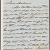 Joseph Rickerby to Jane Porter, autograph letter signed