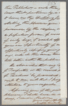 Joseph Rickerby to Jane Porter, autograph letter signed
