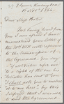 John Shephard to Jane Porter, autograph letter signed