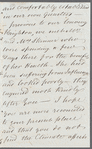 John Shephard to Jane Porter, autograph letter signed