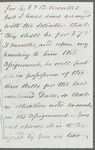 John Shephard to Jane Porter, autograph letter signed