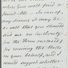 John Shephard to Jane Porter, autograph letter signed