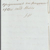 John Shephard to Jane Porter, autograph letter signed