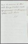 John Shephard to Jane Porter, autograph letter signed