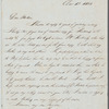 George Henry Virtue to Jane Porter, autograph letter signed