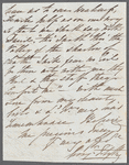 Georgiana Fitzroy to Jane Porter, autograph letter signed