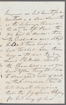 Elizabeth Morgan to Jane Porter, autograph letter signed