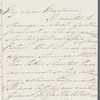 Miss Addington to Jane Porter, autograph letter signed