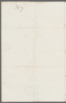 Miss Addington to Jane Porter, autograph letter signed