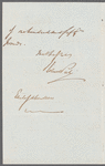 Robert Peel to George Hamilton Gordon, Lord Aberdeen, autograph letter signed