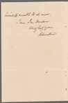 George Hamilton Gordon, Lord Aberdeen to Jane Porter, autograph letter signed