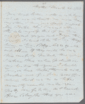 Charles Kelsall to Jane Porter, autograph letter signed
