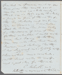 Charles Kelsall to Jane Porter, autograph letter signed