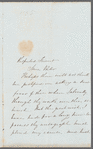 Susanna Hunter to Jane Porter, autograph letter signed