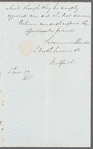 Susanna Hunter to Jane Porter, autograph letter signed