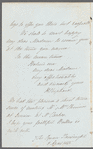 Harriet Shephard to Jane Porter, autograph letter signed