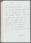 Harriet Shephard to Jane Porter, autograph letter