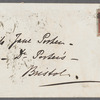 Adelaide Taylor to Jane Porter, autograph letter signed