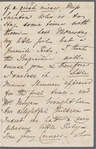 Adelaide Taylor to Jane Porter, autograph letter signed