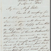 Sir James Campbell to Jane Porter, autograph letter signed