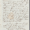 Sir James Campbell to Jane Porter, autograph letter signed