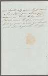 Sir James Campbell to Jane Porter, autograph letter signed