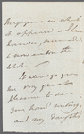 John Philippart to Jane Porter, autograph letter signed