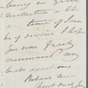 John Philippart to Jane Porter, autograph letter signed