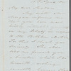 Francis Augustus Burdett Bonney to Jane Porter, autograph letter signed