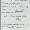 Sir Peter Laurie to Jane Porter, autograph letter signed