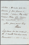 Sir Peter Laurie to Jane Porter, autograph letter signed