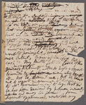 Jane Porter to John Backington [?], autograph letter (copy)