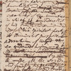 Jane Porter to John Backington [?], autograph letter (copy)