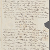 Charles Kelsall to Jane Porter, autograph letter signed