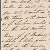 Georgiana Fitzroy to Jane Porter, autograph letter signed