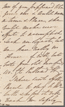 Georgiana Fitzroy to Jane Porter, autograph letter signed