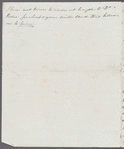 Henrietta E. Erskine to Jane Porter, autograph letter signed