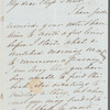 Mary Simpkinson, Lady Simpkinson to Jane Porter, autograph letter signed