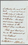 Captain D. [K.?] Maclaurin to Jane Porter, autograph letter signed