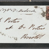 Captain D. [K.?] Maclaurin to Jane Porter, autograph letter signed